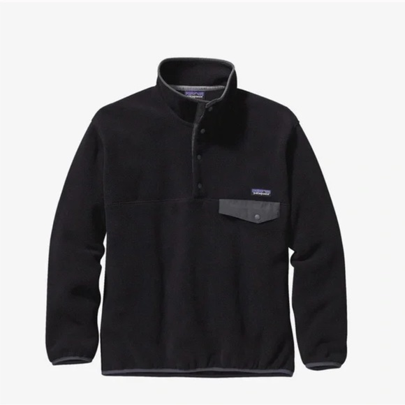 PATAGONIA Synchilla Men’s Snap Fleece Pullover Black